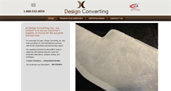 Desktop Screenshot of designconverting.com