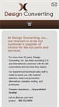 Mobile Screenshot of designconverting.com