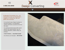 Tablet Screenshot of designconverting.com